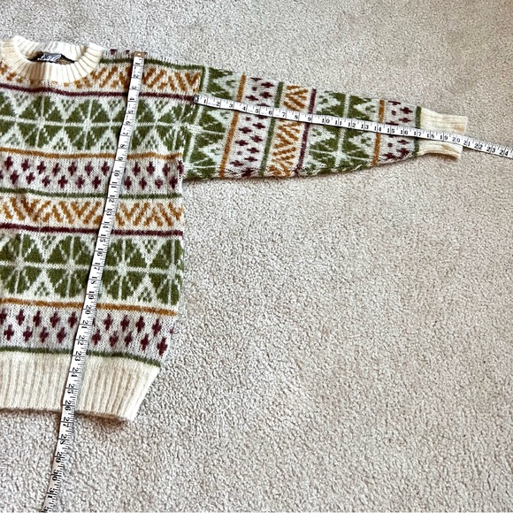 Vintage ICE SHEEP Icelandic 100% New Wool Crew Neck Pullover Sweater—SZ. Med - Picture 12 of 17